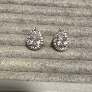 Elegant Silver Teardrop Earrings